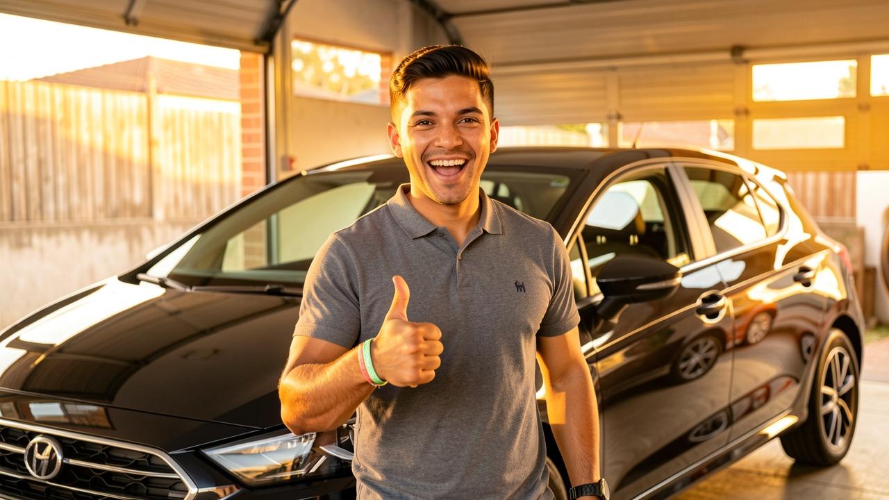 Foto de cliente satisfeito
